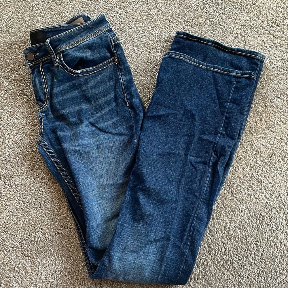 Buckle black womans jeans